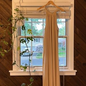 Nude azazie bridesmaid dress - size A24 - color Champagne